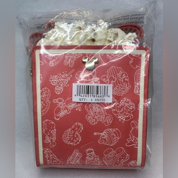 2024 Disney Parks Eats Snacks Popcorn Box Crossbody Bag Purse NEW NWT - Picture 8 of 8